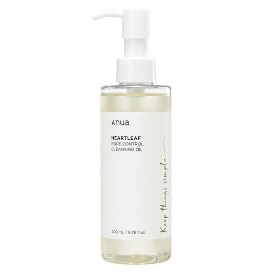 Anua Aceite Limpiador de Poros y Piel Sensible (Heartleaf Pore Control Cleansing Oil)