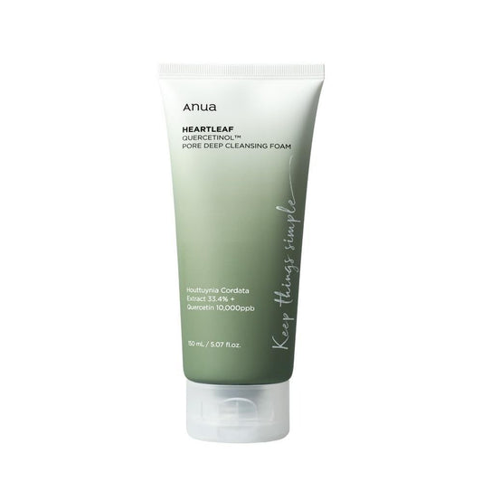 Anua Limpiador para Poros y Piel Sensible (Heartleaf Quercetinol Pore Deep Cleansing Foam)
