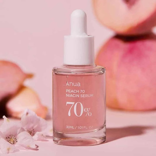 Anua Suero iluminador y perfeccionador de piel (Peach 70% Niacinamide Serum)